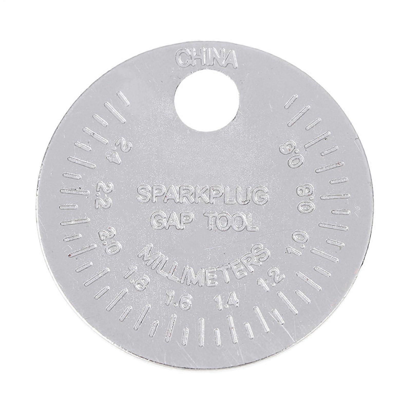 Spark Plug Gap Measuring Tool, Feeler Gauge, Metric  Imperial Adapter