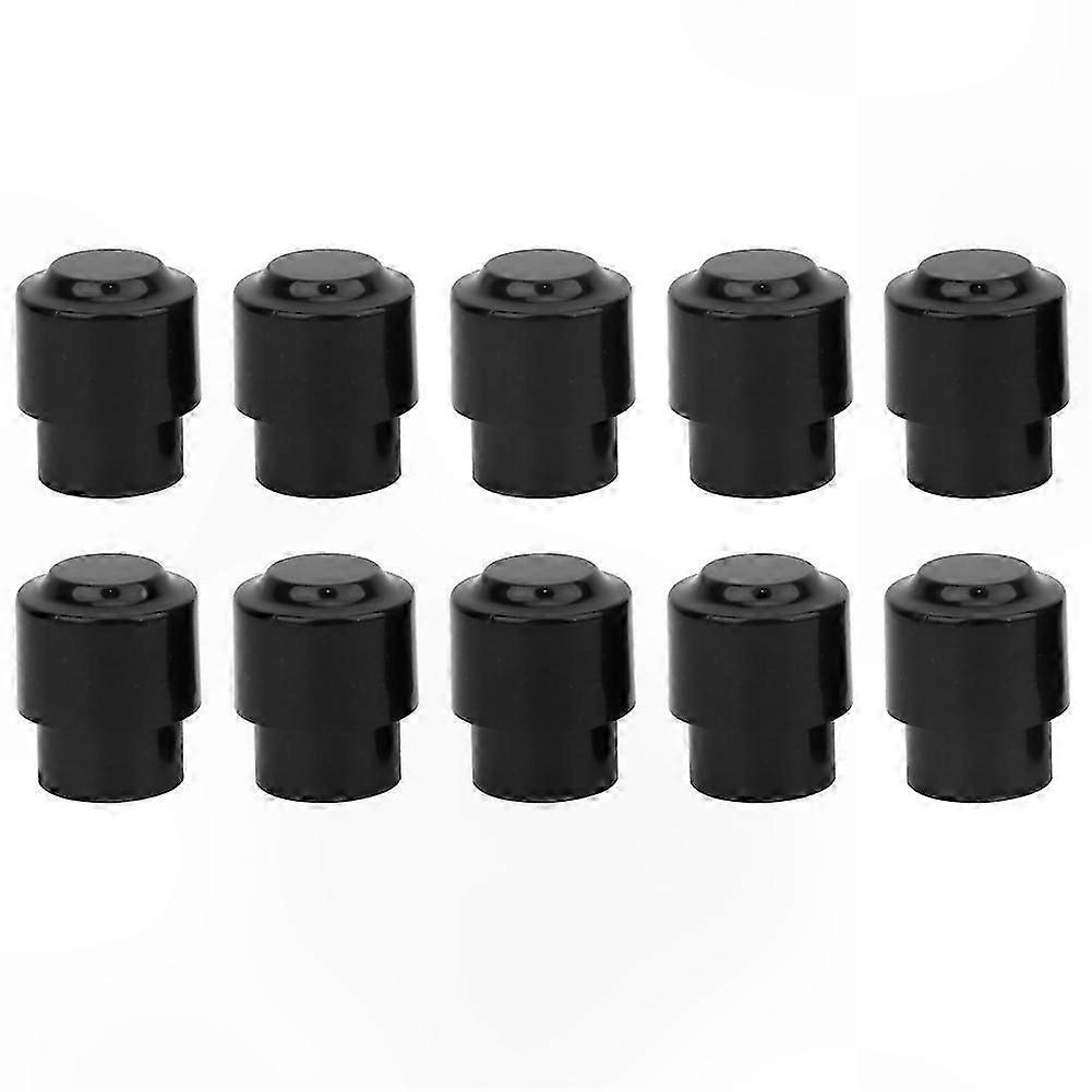 Black Electric Guitar Pickup Switch Tip Cap Knobs, 10-Pack Accessory for Guitar Parts Replacement