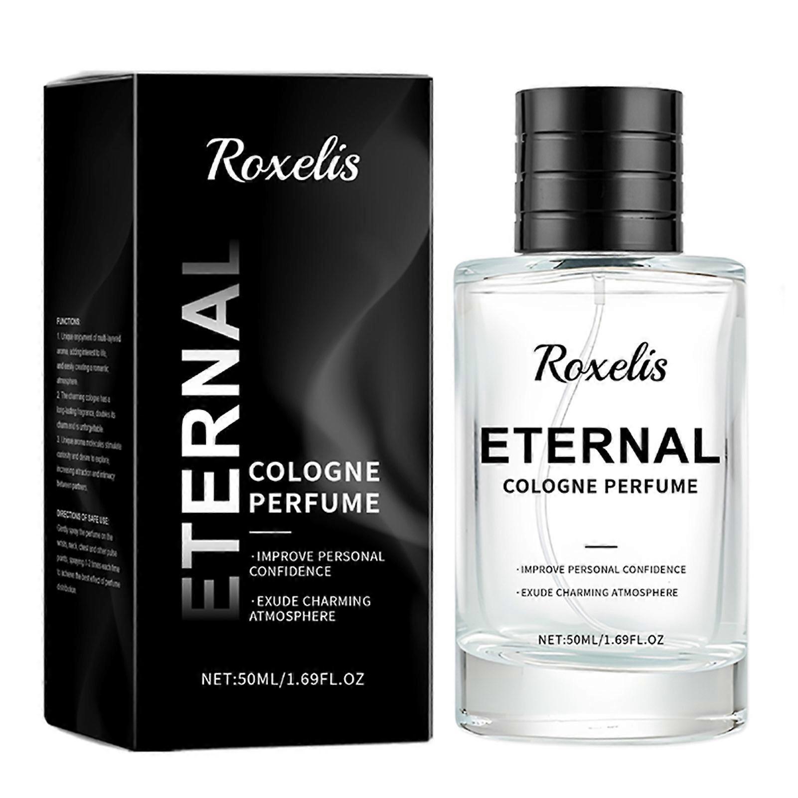 Eternal Cologne Perfume for Men, Long-Lasting Fresh Lemon Citrus Perfume, 50ml Men's Eau De Cologne, Gift for Men