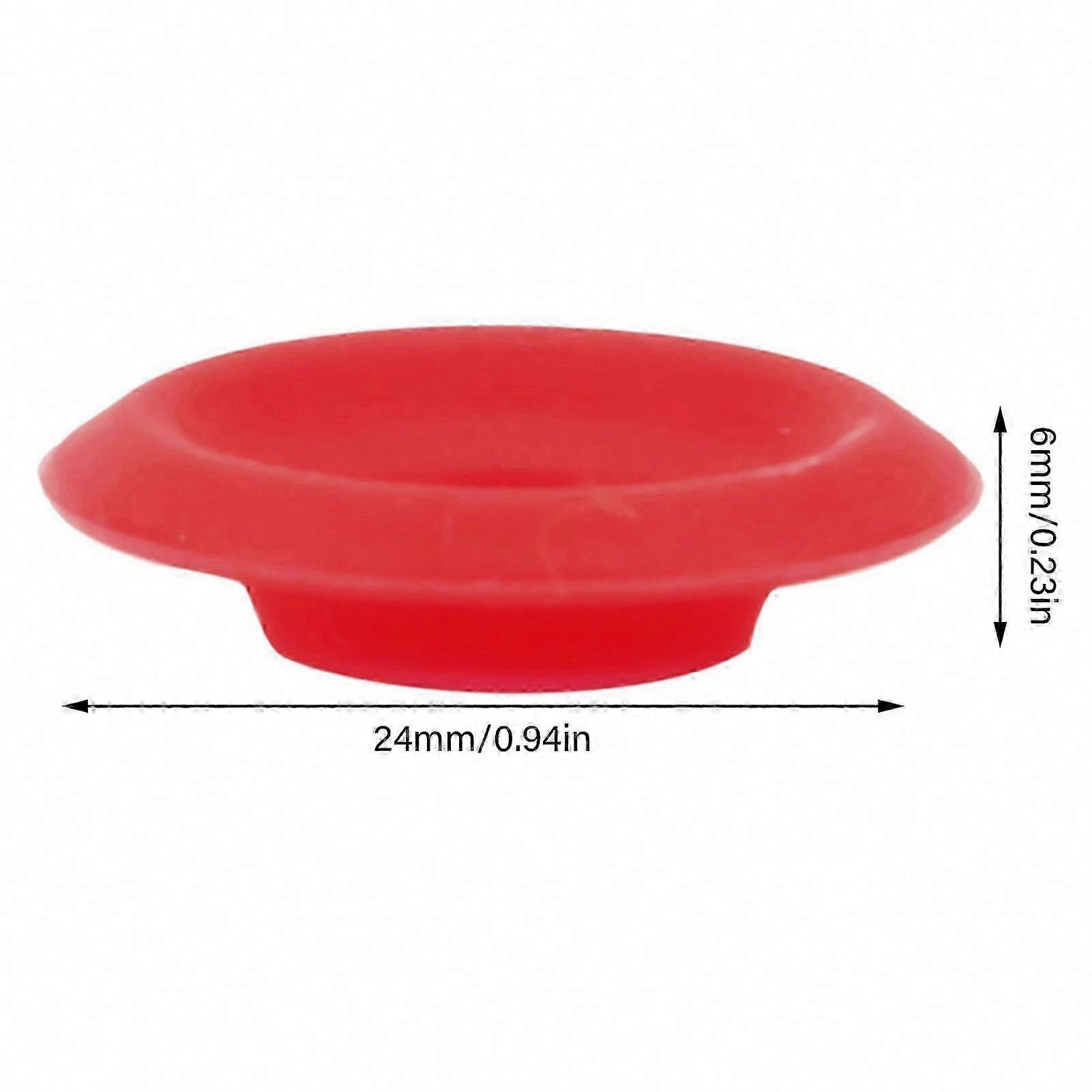 25pcs Red Silicone Beer Swing Lid Washers for Home Brew Bottles - Swing Top Seal Replacement