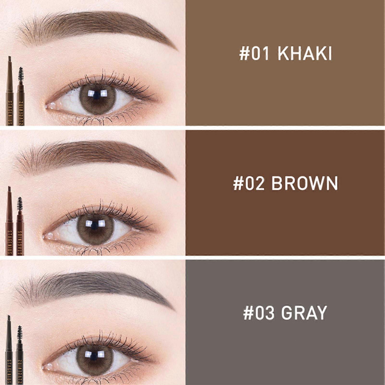 STAGENIUS Eyebrow Pencil with Eyebrows Brush Women Eyebrow Makeup Eyebrow Cosmetic Pencil
