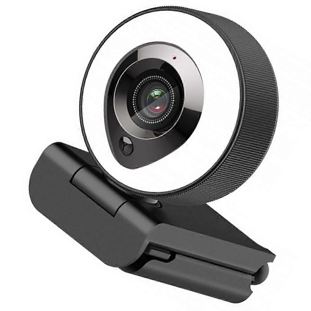 Auto-Focusing USB Camera Live Webcam for Use Black Plastic with Beautifying Light 1Set