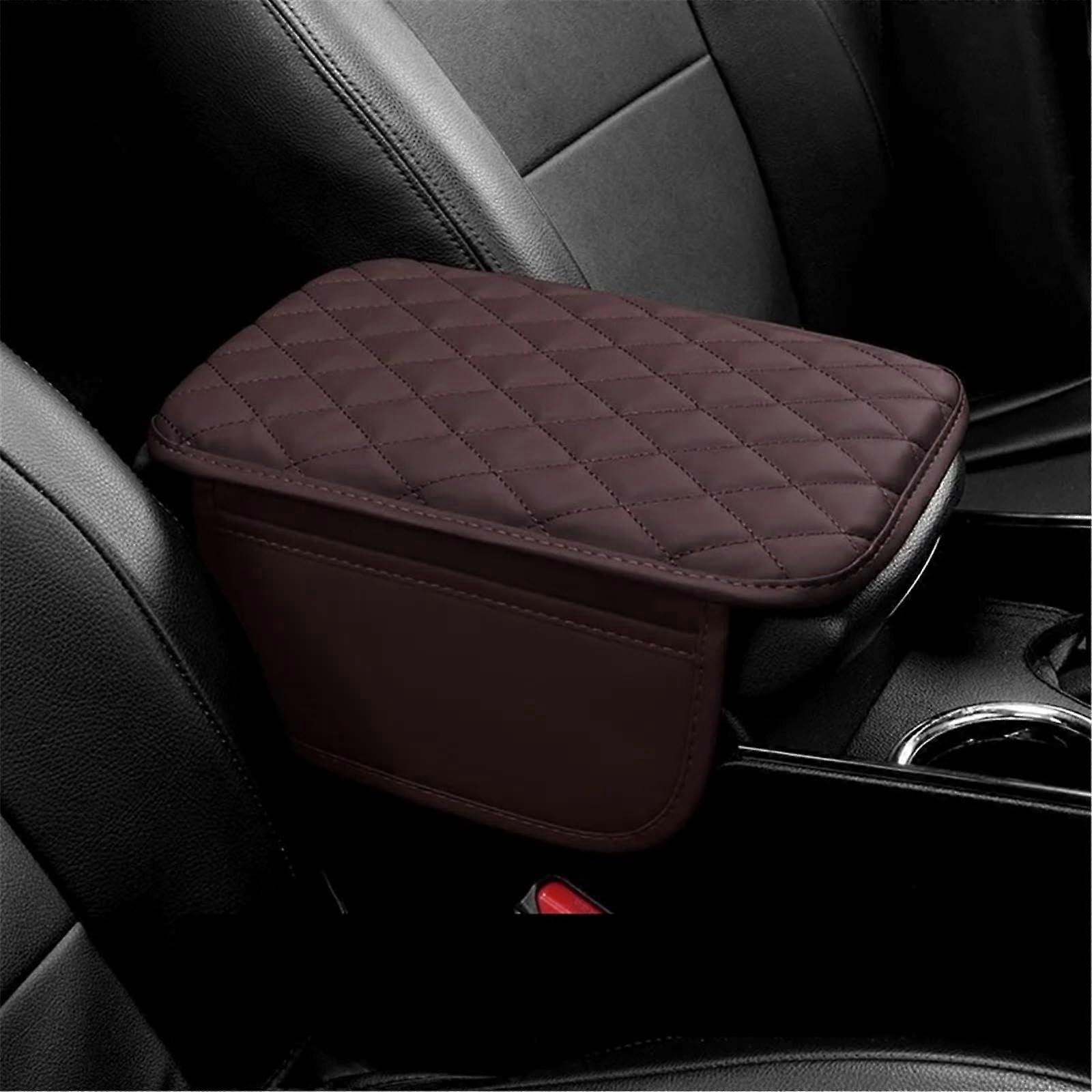 Armrest Storage Box For C3 C4 C5 Car Interior Accessories Armrest Box Height Increase Pad Storage Bag Center Console Protector Cover(Red)