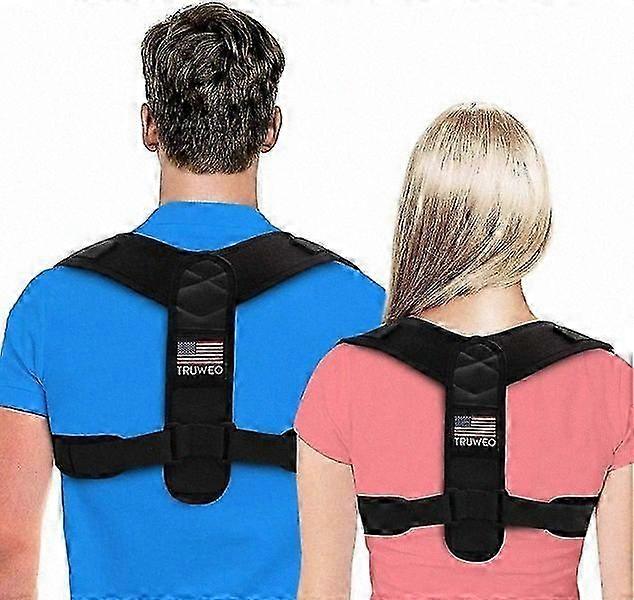 Upper Back Support Brace for Men and Women - Adjustable Clavicle Alignment Aid