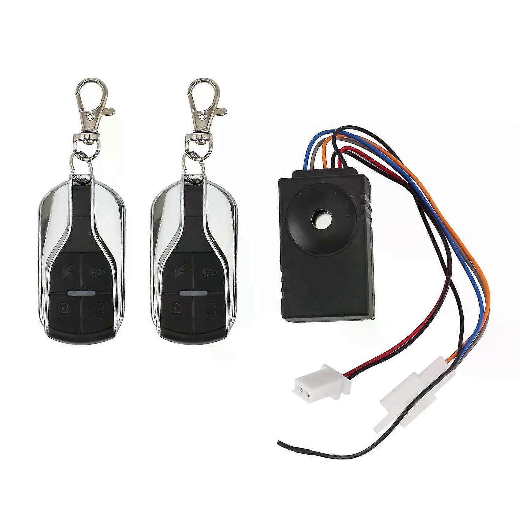 Ebike Alarm System 36V 48V 60V 72V with Two Switch for Electric Bicycle/Scooter Ebike/Brushless Controller