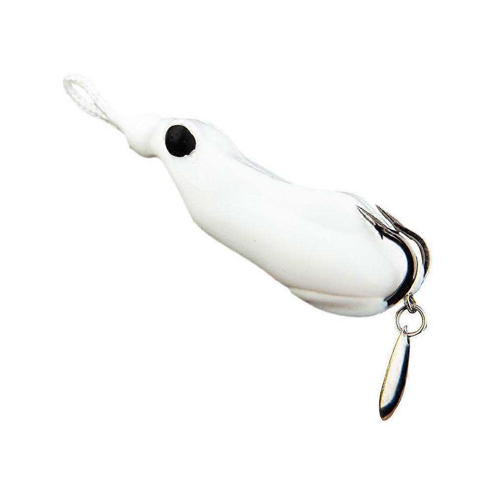Frog Lure with Upgraded Blood Groove Hook - Soft Silicone Material for Effective Fishing