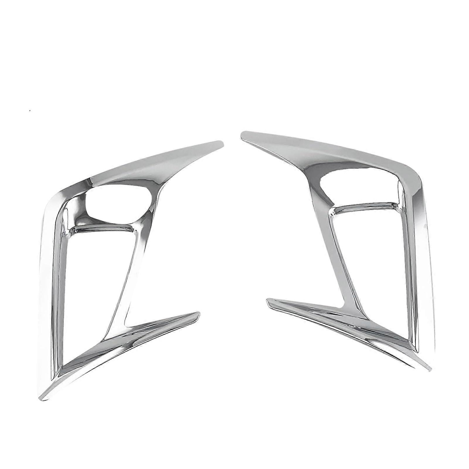 Chrome Rear Fog Light Lamp Frame Cover Trim For Ford Focus MK4 Hatchback 2019-2020 Direct Fit OEM-Grade Chrome