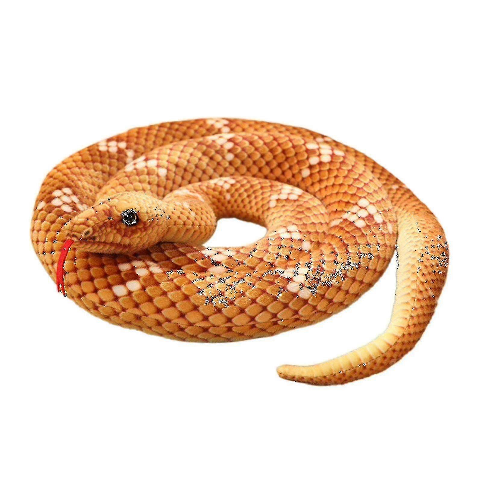 Giant Plush Python Toy, 80 Inches, Soft, Realistic and Multifunctional