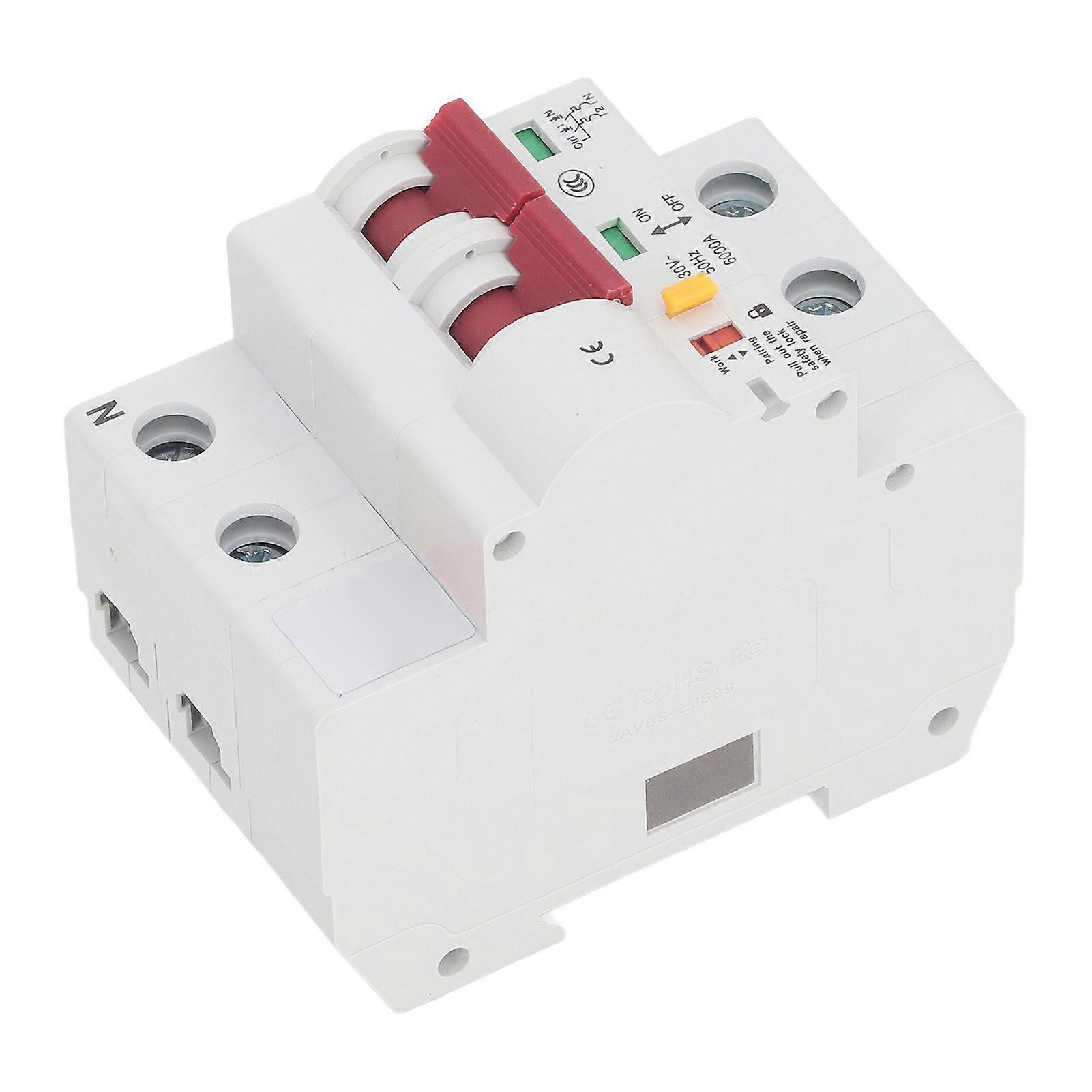 2P Miniature Smart Circuit Breaker 125A Overload Protection