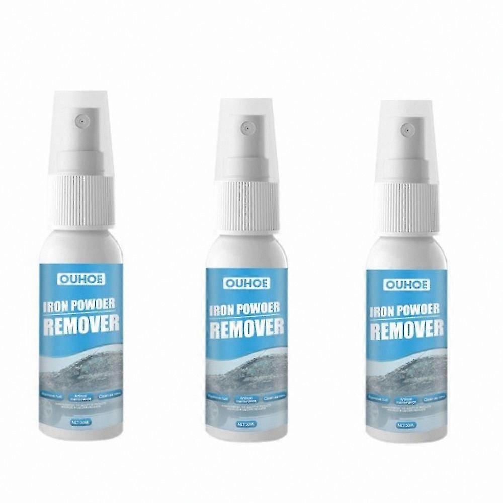 3-Pack Rust Removal Spray for Cars, Multi-Purpose Derusting Inhibitor Solution
