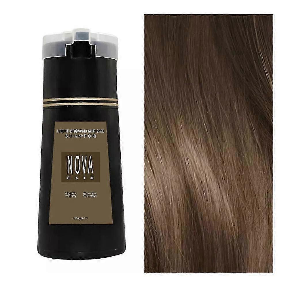 Nova 3-en-1 Shampooing Colorant pour Cheveux Blancs