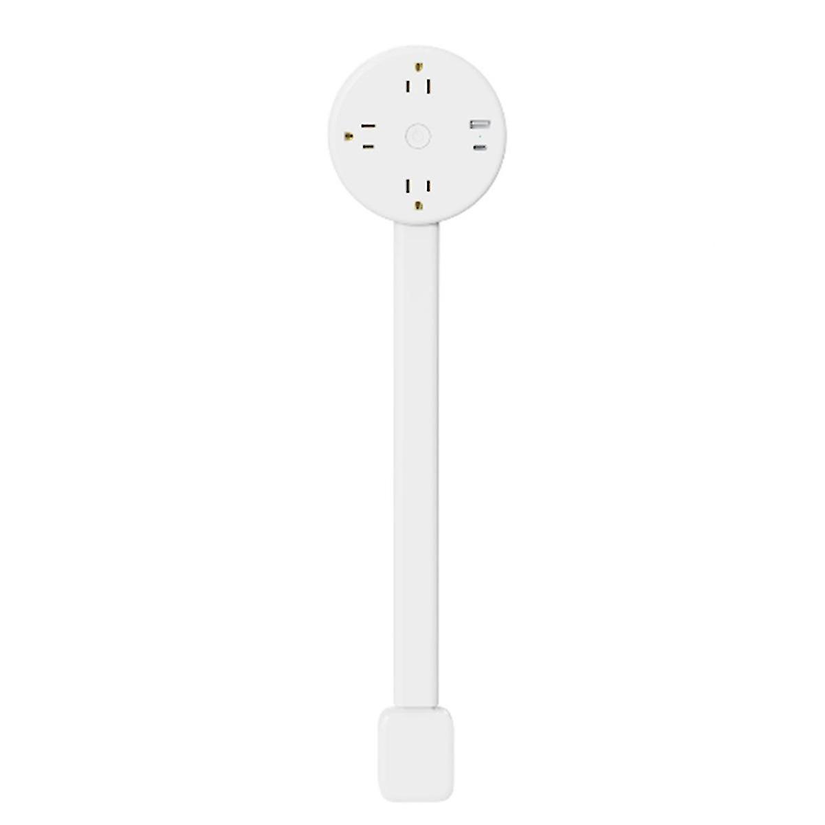 Power Socket Outlet Extender Extendable Electrical Outlet with USB-A/USB-C & AC Outlet Extendable f