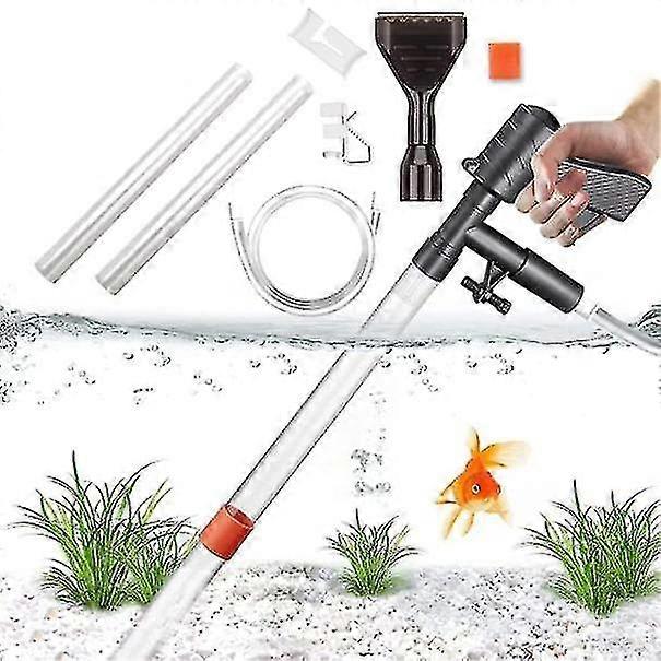 Automatický čistič akvarijního štěrku s funkcí čištění písku