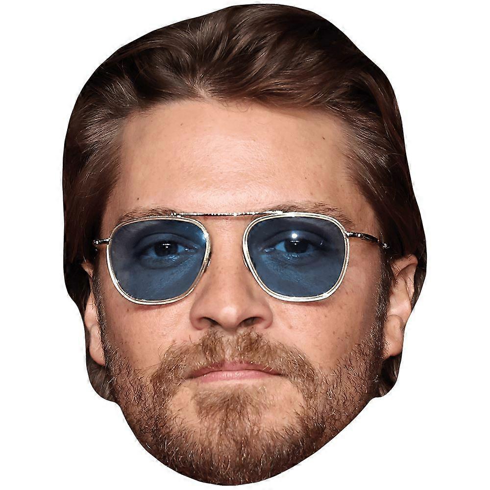 Luke Grimes (Glasses) Celebrity Mask, Flat Card Face