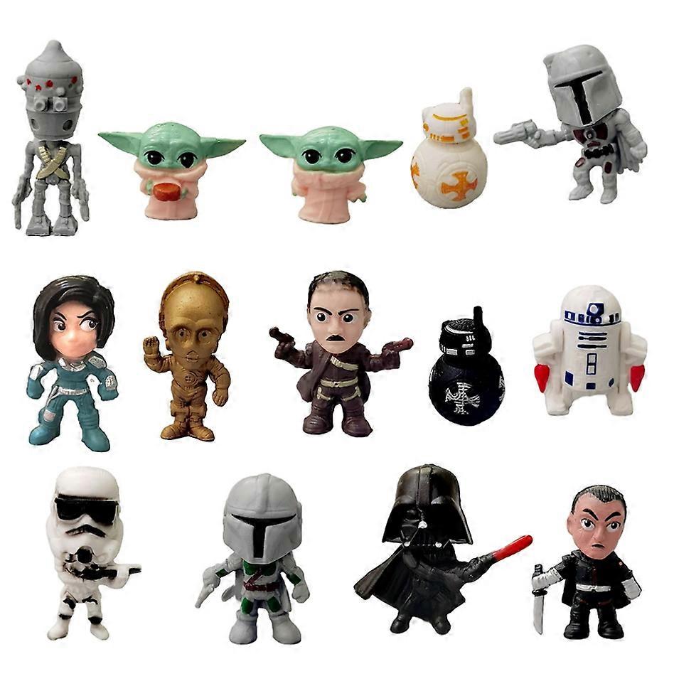 14pc Star Wars Mandalorian 4cm Figure Toys