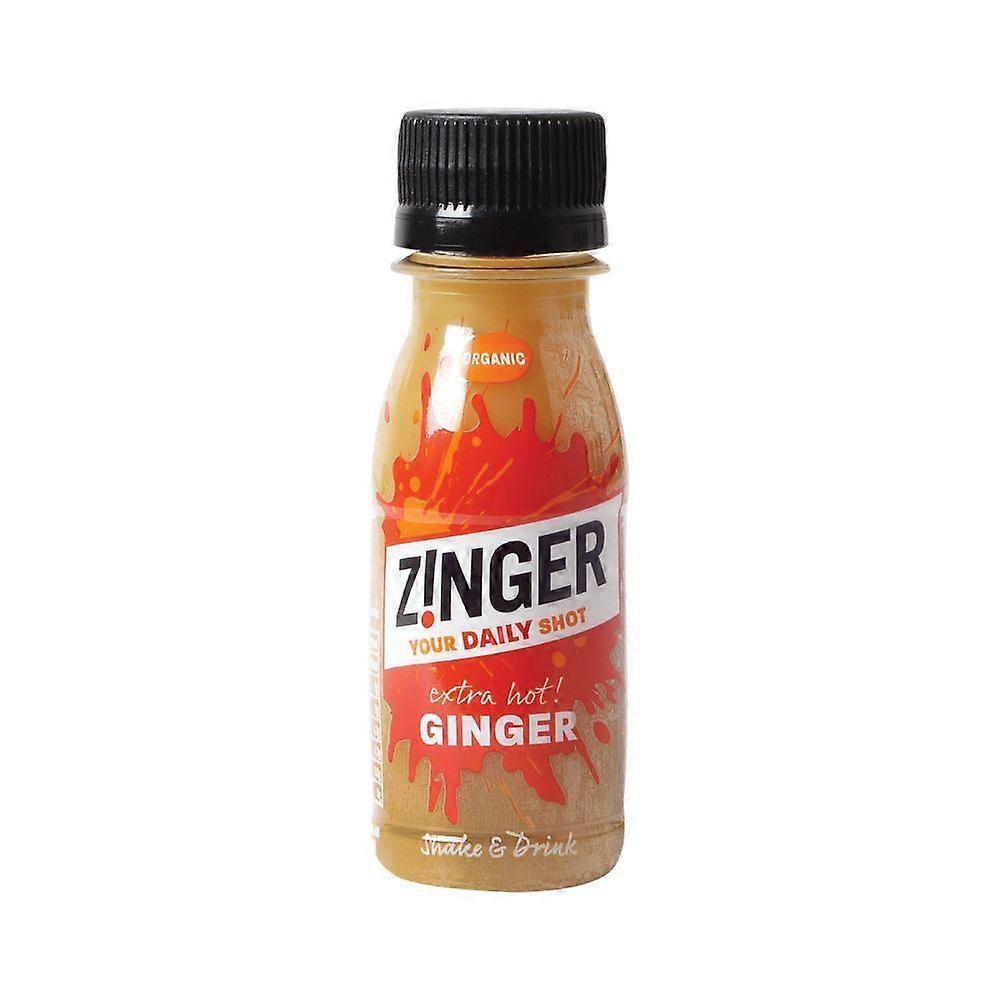 James White Zinger Organic Xtra Hot Ginger Shot 70ml - 5 Pack