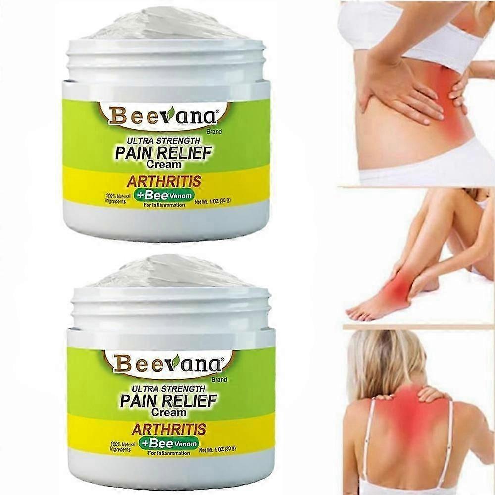 2pcs Beevana Bee Venom Joint & Bone Therapy Cream Bee Venom Joint Bone Relief Cream effectively relieve joint pain