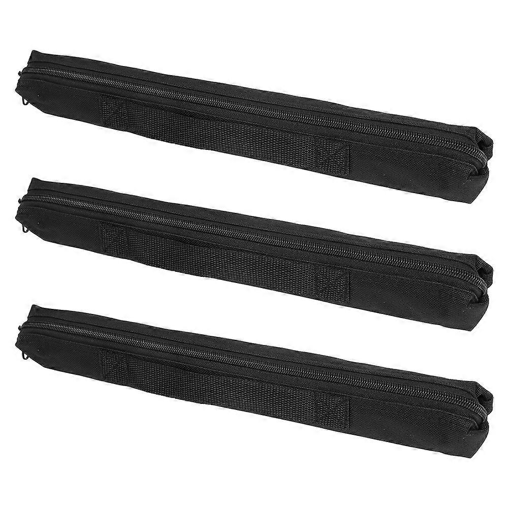 Waterproof Black Flute Carrying Case for Storage 6Pcs Recorder Bag