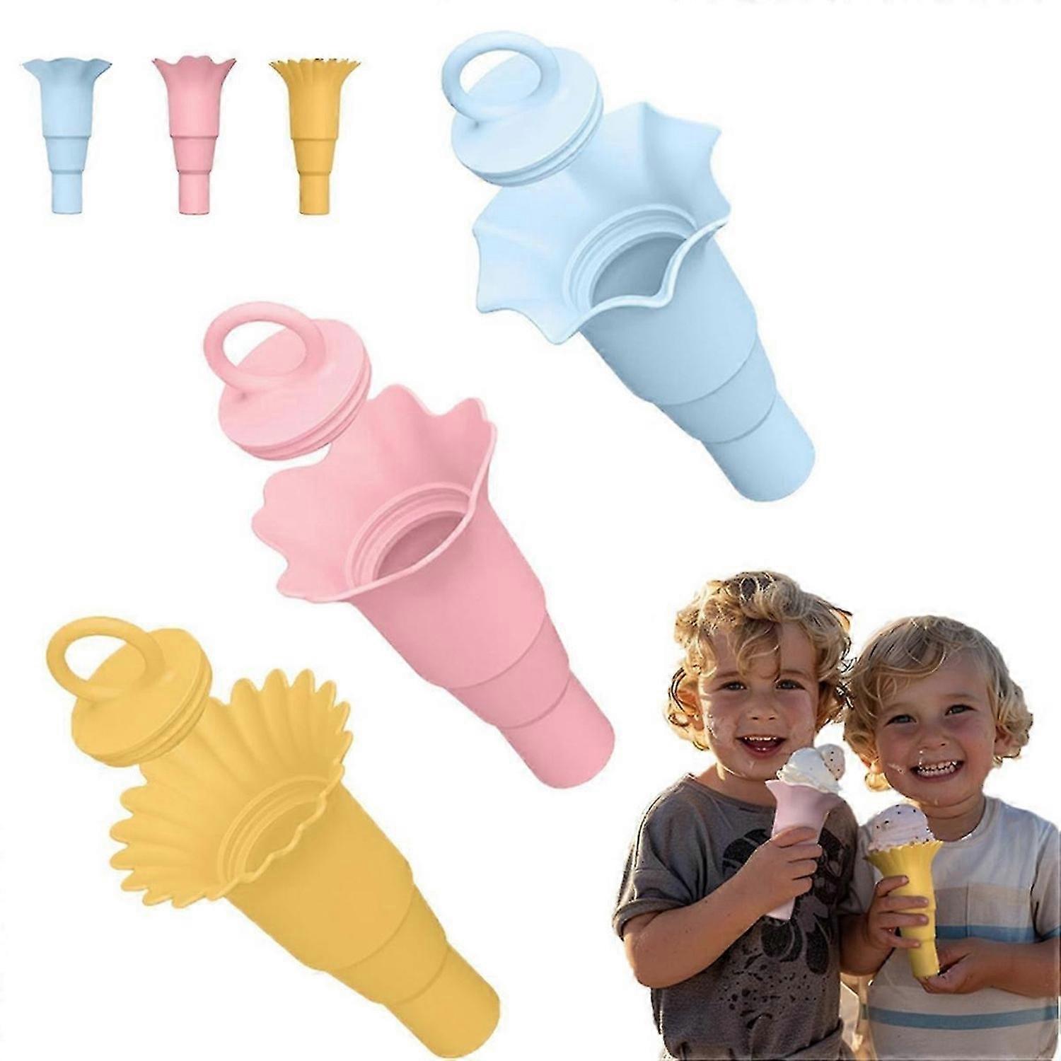 Ice cream cone scoop, ice cream cone, plastic ice cream cone holder