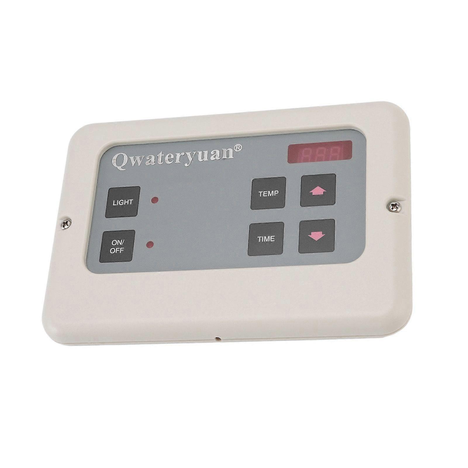 Sauna Room Temperature Controller Wall Mount Wet Steam Generator Controller for Household White