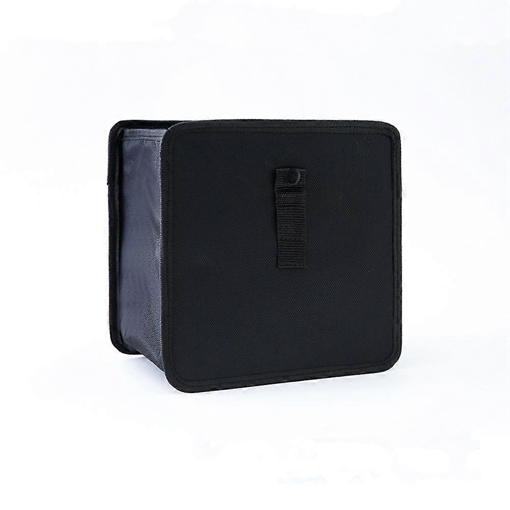 Car Trash Bag Black Multifunctional for Foldable Use Leak Proof