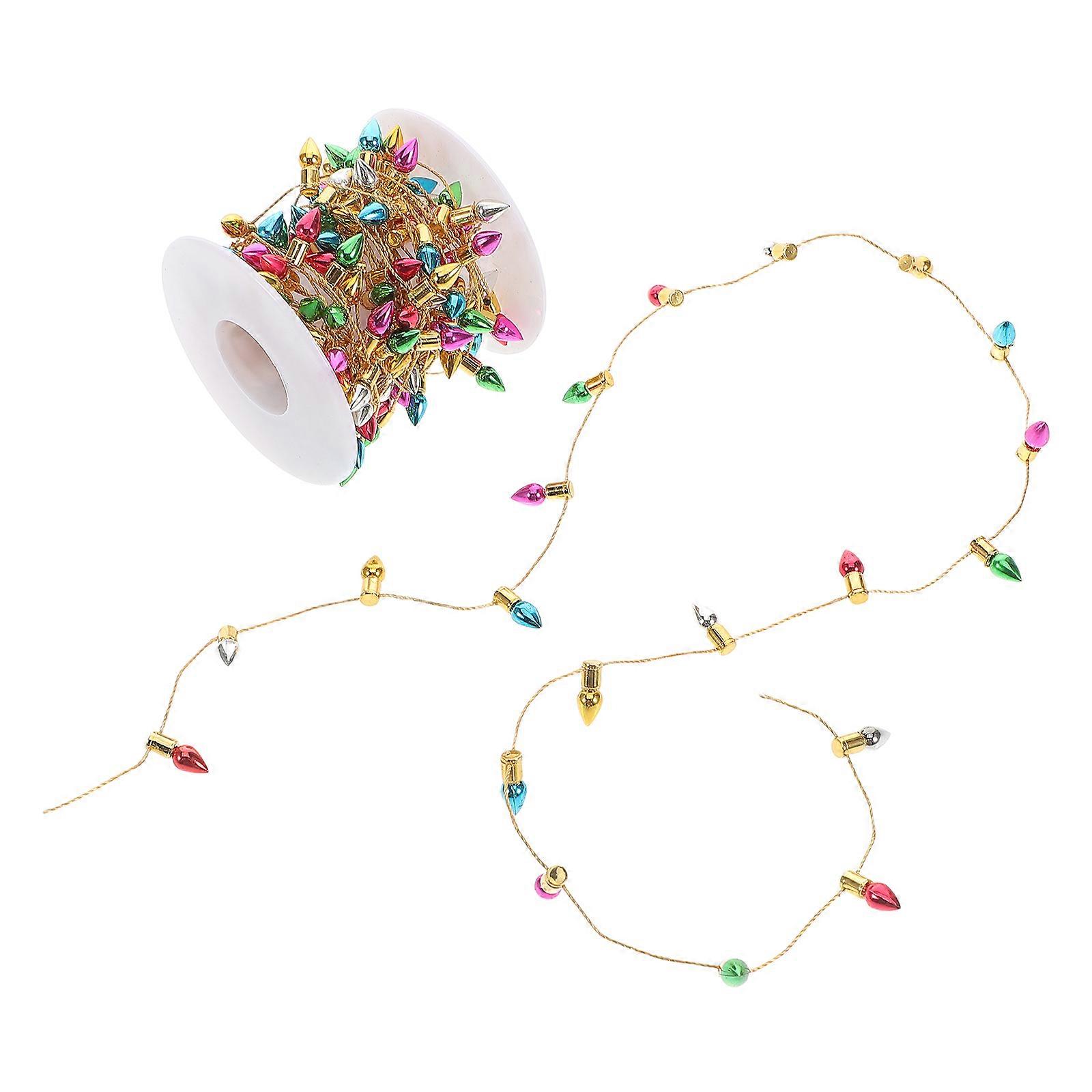 4Pcs Dollhouse String Light Miniature Christmas Lights for Craft Use