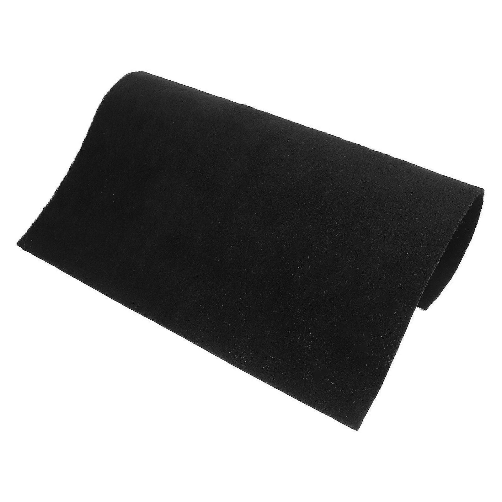 Lizard Cage Flooring Reptile Bedding Mat for Pet Use 4Pcs Black Fabric