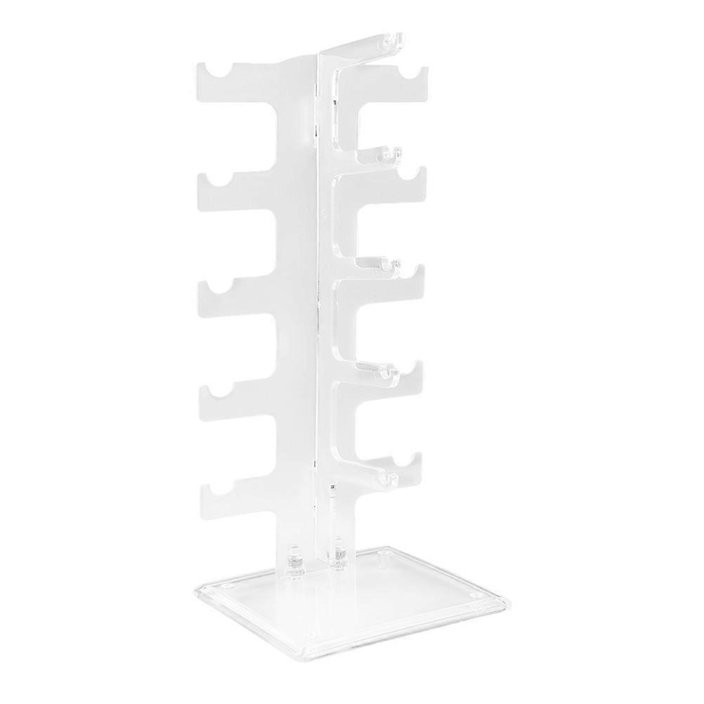 Acrylic Eyewear Organizer Stand for 2Pcs Glasses Display Rack