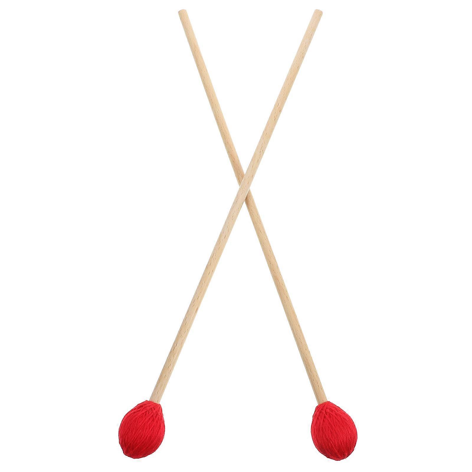 Stylish Touch Marimba Mallet For Performance 16.9×5.5×1.4in Wool Wrapped Design Adds Depth 4 Pairs