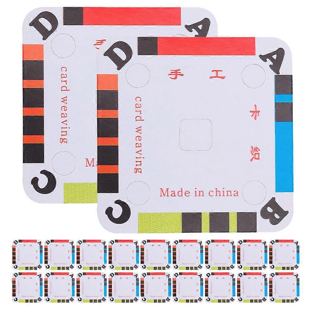 Weaving Cards 180 Pcs Useful DIY Craft Supplies For Craft Enthusiasts And DIY Users Multi Color Paper Tablets