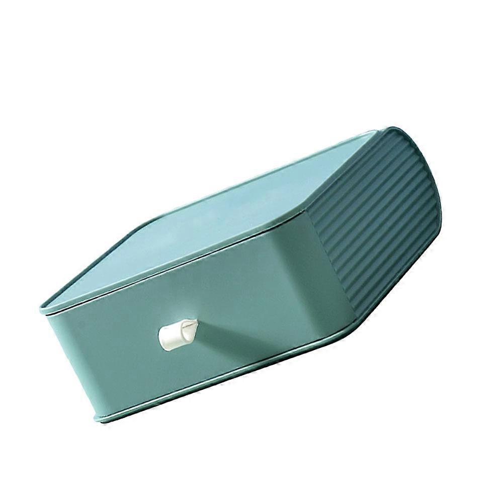 1Pcs Green Desktop Drawer Type Storage Box for Home and Office Use Multi-Scene Organization Plastic Design