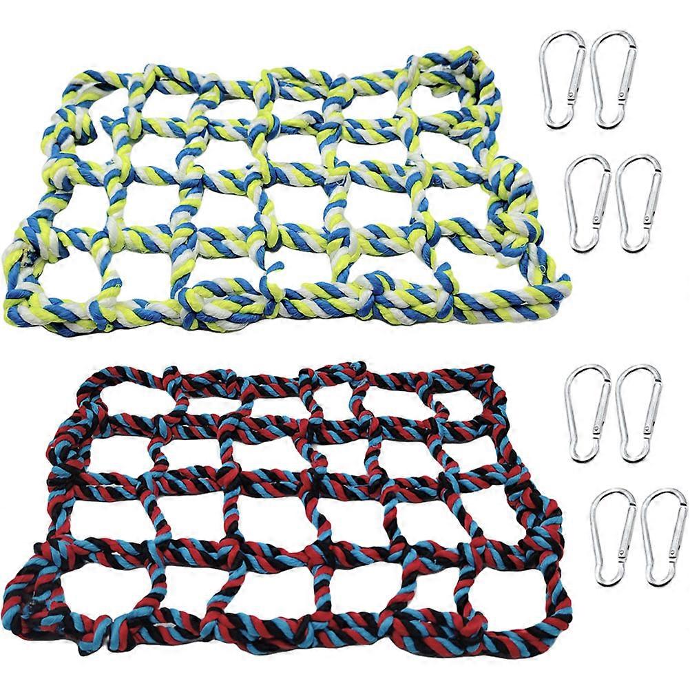 Hammock Bed 6 Pcs Parrot Net Toy Perfect For Resting And Exercise In Bird Cages 32X25X1CM Size