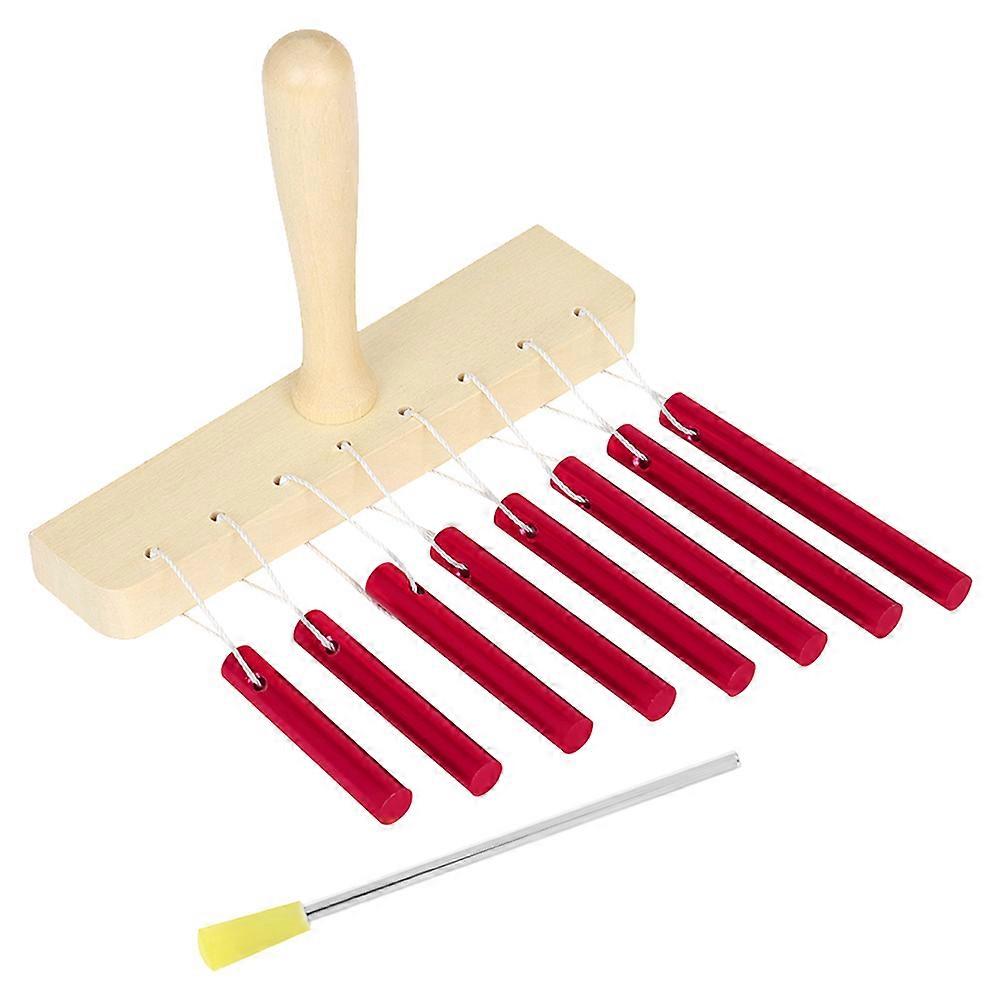 Music Teaching Aids For Kids Development In Rectangular Shape 5 Sets Of 8-Tone Bundle Bell Arrangement