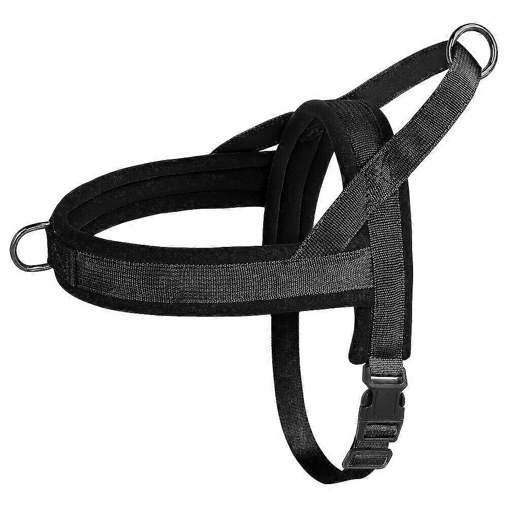 NO PULL Dog Harness Adjustable Soft Padded Front Clip Pet Walking Vest w/ Handle