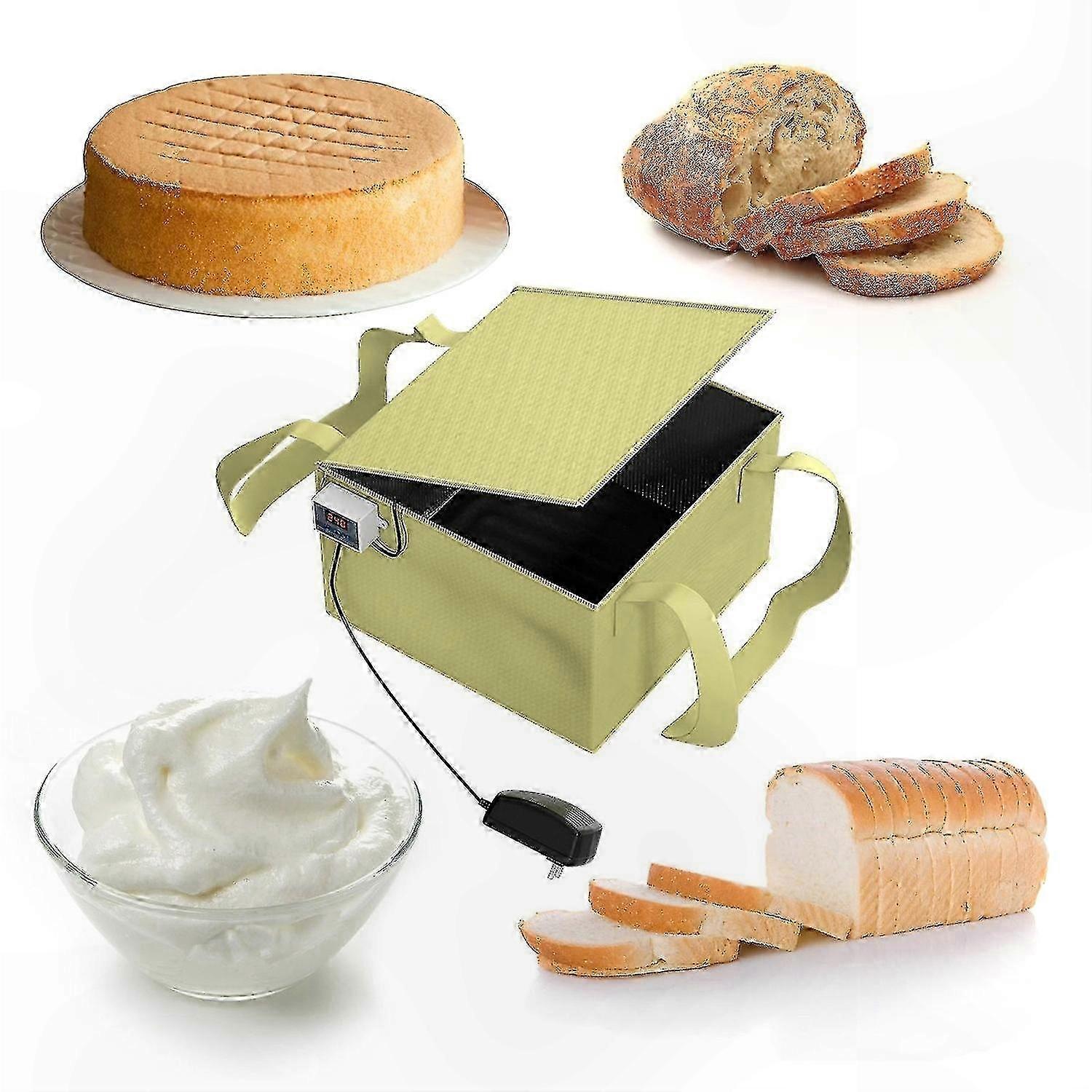 Versatile Fermentation Appliance with Temperature Control for Bread, Yogurt, and Sourdough Making