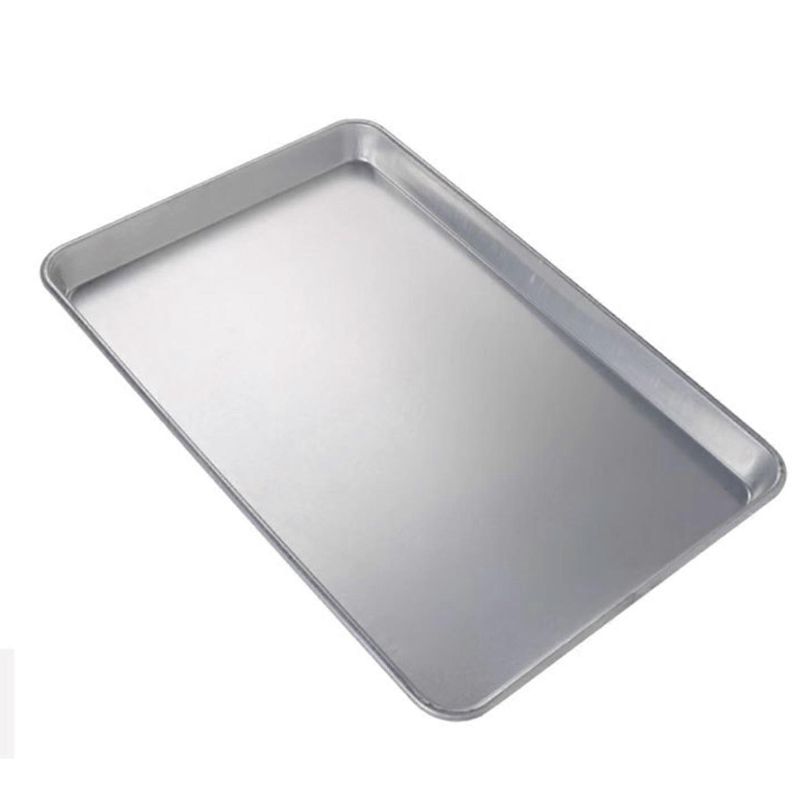 Baking Pan Rectangle Metal Easy Clean Food Trays Baking Sheet for Restaurant