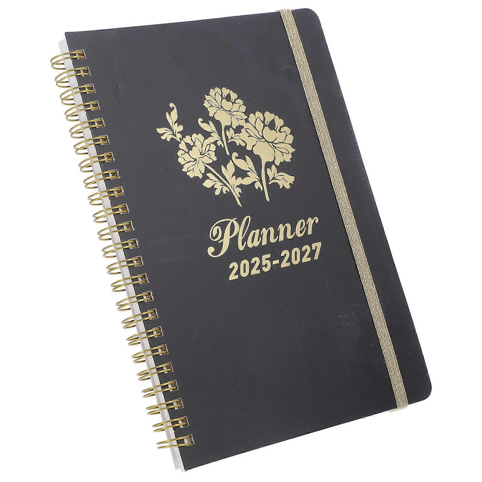 Agenda Notebook A5 Perfect For Anyone With Daily Planning Options And Prevents Ink Bleedthrough 1Pack