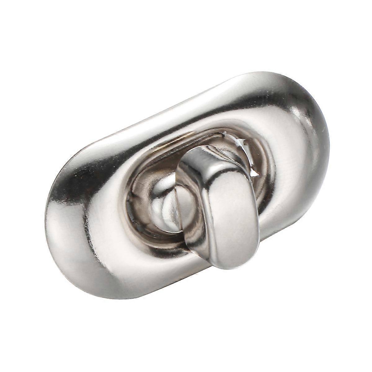 Turn Lock Bag Accessory For Purse Daily Use Silver Secure Closure 20Pcs
