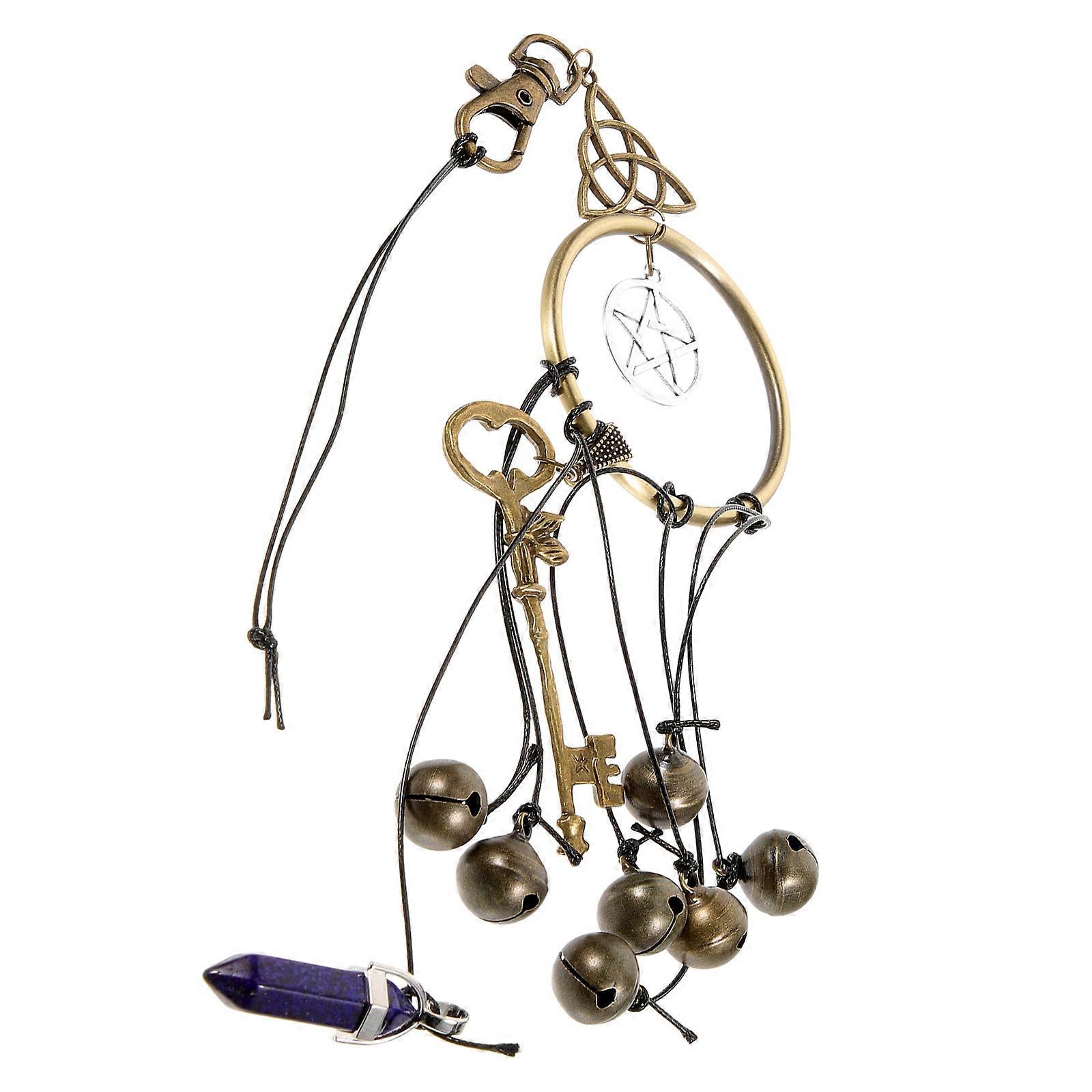 Hanging Witch Wind Bell Decorative Wind Chime for Indoor 3Pcs