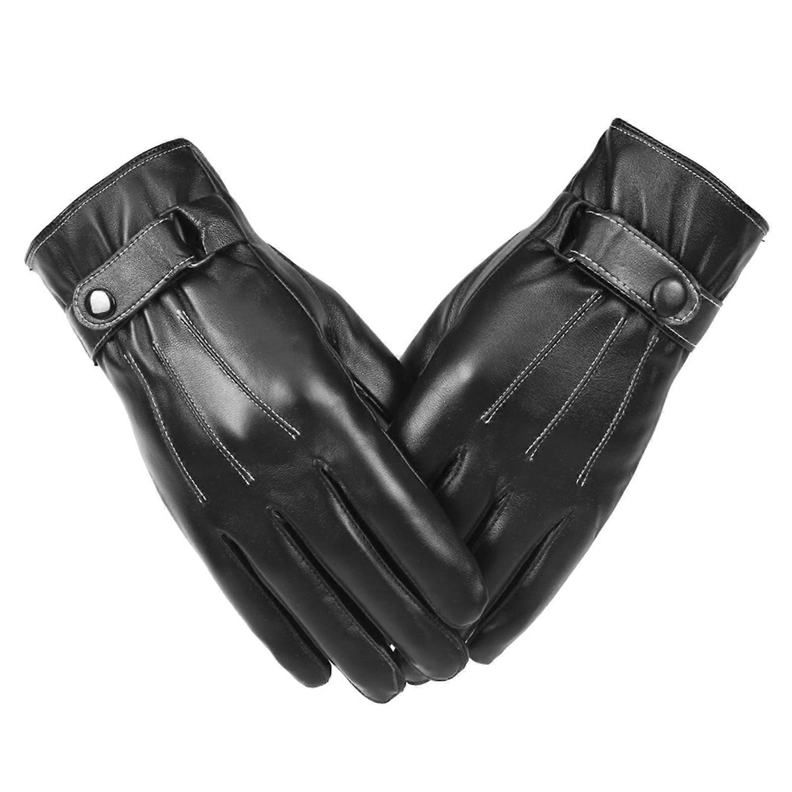 Gloves Touch Screen Winter Gloves for Travel 2Pcs Black