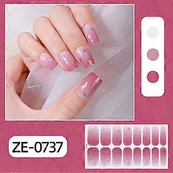 Neue Valentinstag Nagelkunstaufkleber 16 Nagellackfolie Nagelaufkleber Farbverlauf Liebe Rose Nagelkunstaufkleber ZE-0737 bloßes Stück + Nagelfeile