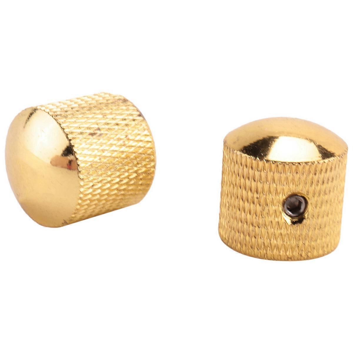 4Pcs Metal Volume Tone Dome Tone Guitar Speed Control Knobs