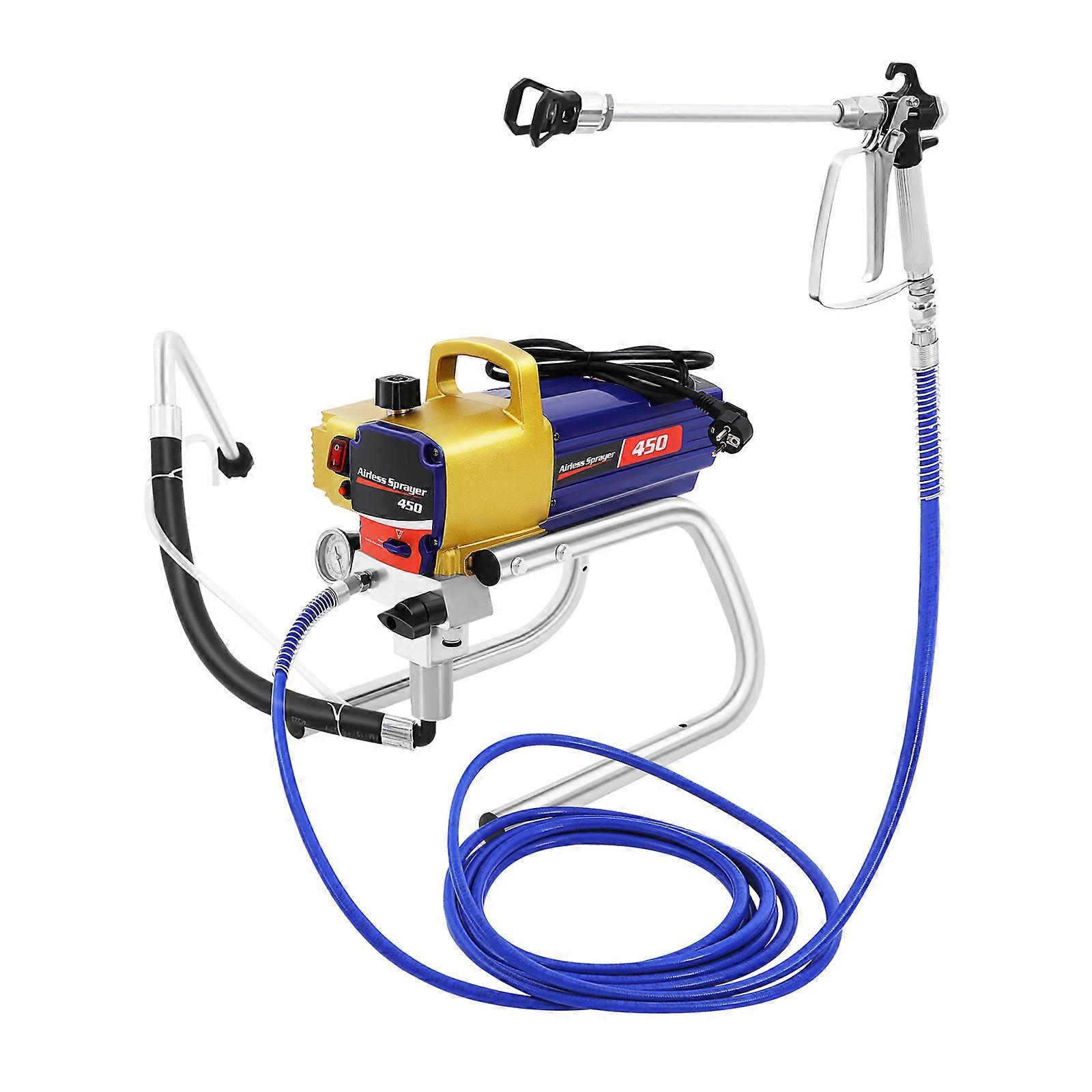 1500W Airless Paint Sprayer 77.43oz/min Flow, 9.84in Spraying Width