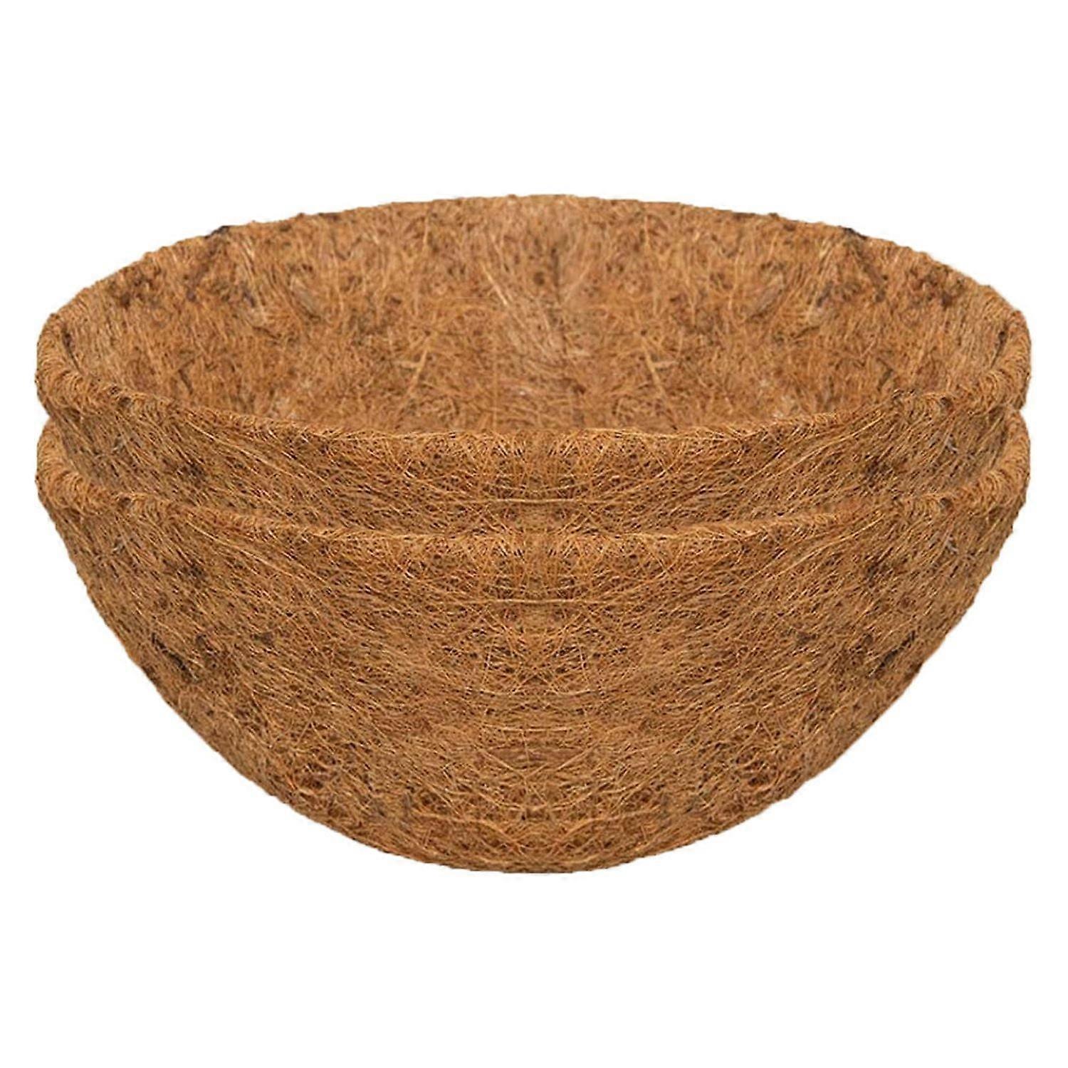Dengmore Hanging Basket Coconuts Fiber Planter Inserts Replacement Liner for Flower Pot for Home
