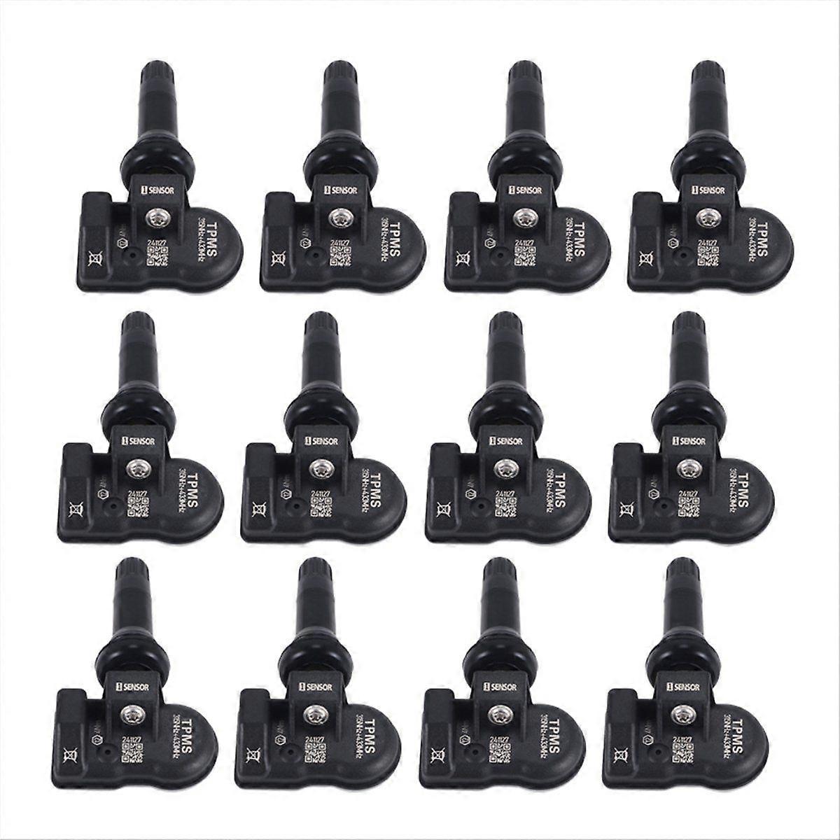 12Pcs Programmable MX Sensor 315MHZ+433MHz 2 in 1 TPMS Senso
