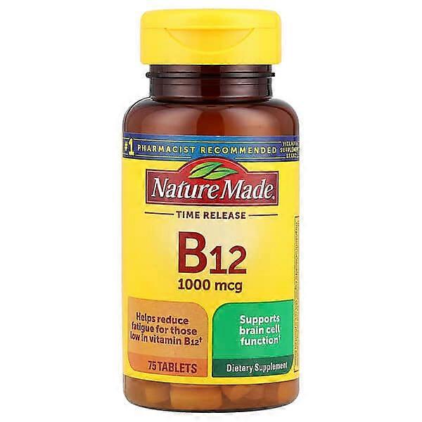 Nature Made, Vitamin B12, Time Release, 75 Tablets