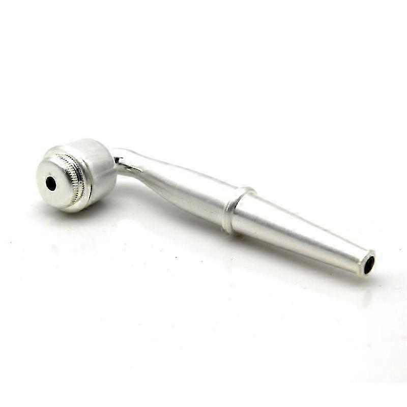 A Creative Tobacco Smoking Pipe, a Removable and Reusable Smoke Tube for Smoking Enthusiasts (2pcs, silver)