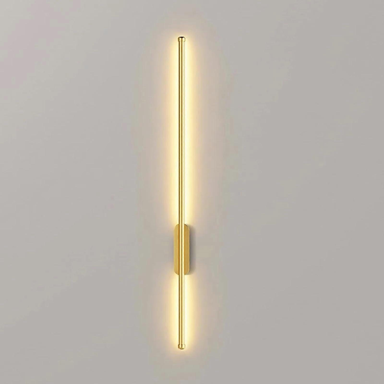 Wireless Wall Sconces USB C Rechargeable LED Battery Operated Indoor Wall Lights With Remote Control Gold 60 Cm