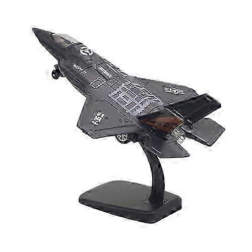 1/72 F35 Diecast Metal Fighter Plane Model, Alloy Aircraft Simulation Model, Can Be Used for Collection or Gifts Beige-Good
