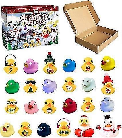 Christmas Advent Calendar - Mini Christmas Rubber Ducks Advent Calendar,advent Calendar 2023 Kids,for Boy